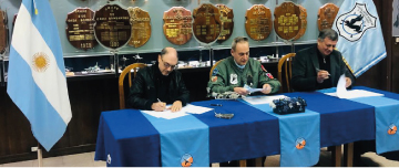Firma de convenio con IV Brigada + Municipalidad de Las Heras